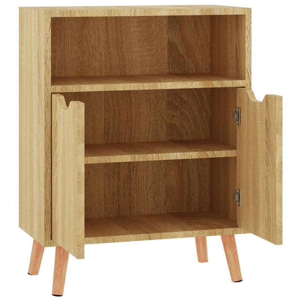 vidaXL Dressoir 60x30x72 cm bewerkt hout sonoma eikenkleurig