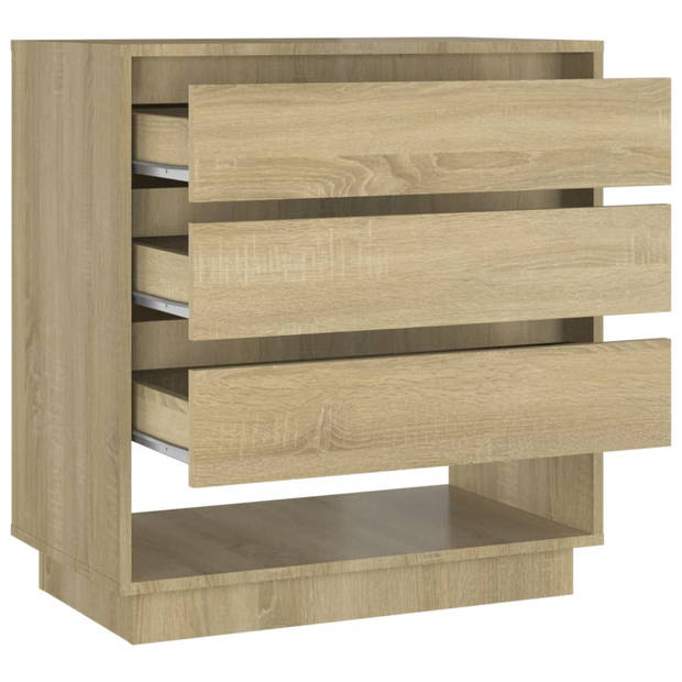 The Living Store - Dressoir - Bijzetkast - 70 x 41 x 75 cm - sonoma eiken