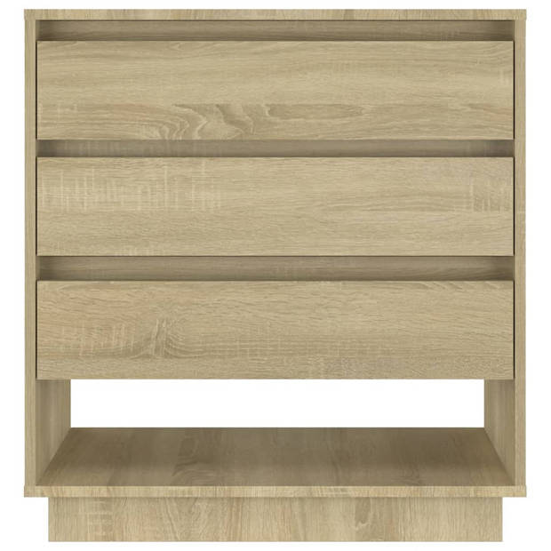 vidaXL Dressoir 70x41x75 cm bewerkt hout sonoma eikenkleurig