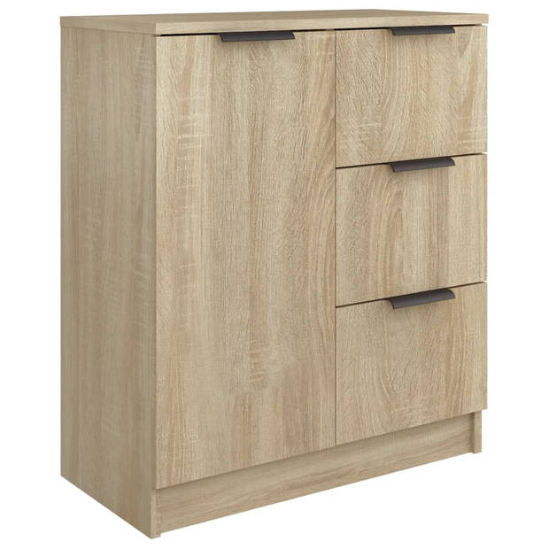 The Living Store Dressoir - Dressoirs - 60 x 30 x 70 cm - Sonoma eiken