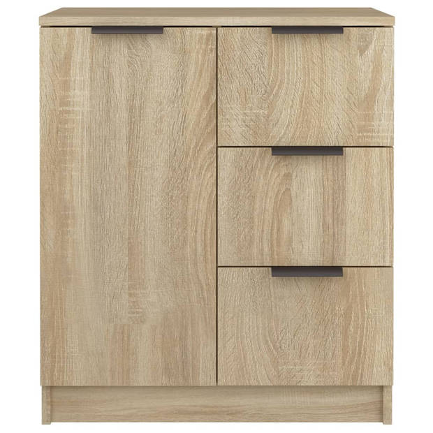 vidaXL Dressoir 60x30x70 cm bewerkt hout sonoma eikenkleurig