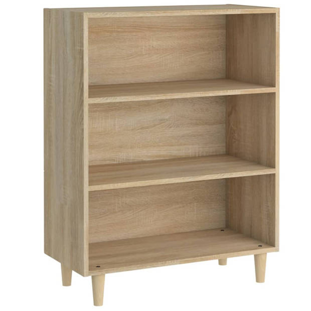 vidaXL Dressoir 69,5x32,5x90 cm bewerkt hout sonoma eikenkleurig