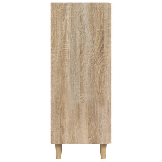 The Living Store Dressoir Sonoma Eiken - 69.5 x 34 x 90 cm - Bewerkt Hout