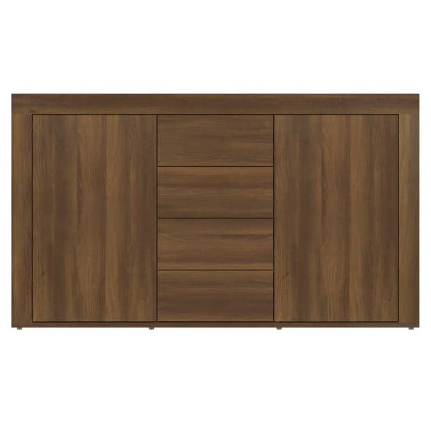 vidaXL Dressoir 120x36x69 cm bewerkt hout bruin eikenkleur