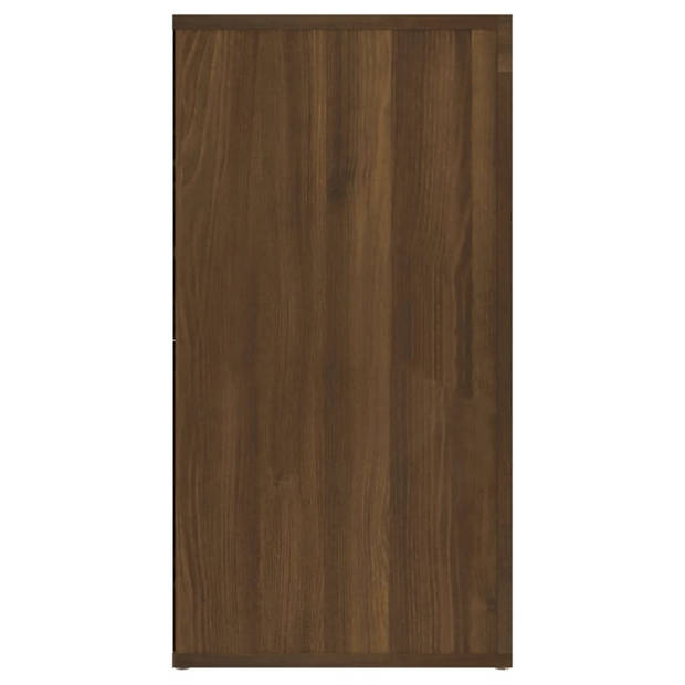 vidaXL Dressoir 120x36x69 cm bewerkt hout bruineikenkleurig
