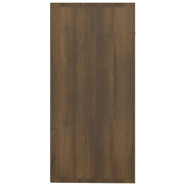 vidaXL Dressoir 88x30x65 cm bewerkt hout bruin eikenkleur