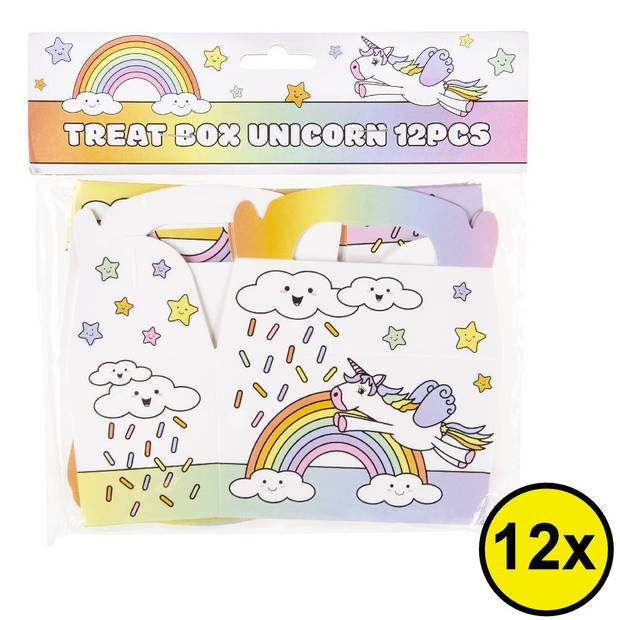 Decopatent® Uitdeelcadeaus 12 STUKS Unicorn Traktatie - Uitdeel