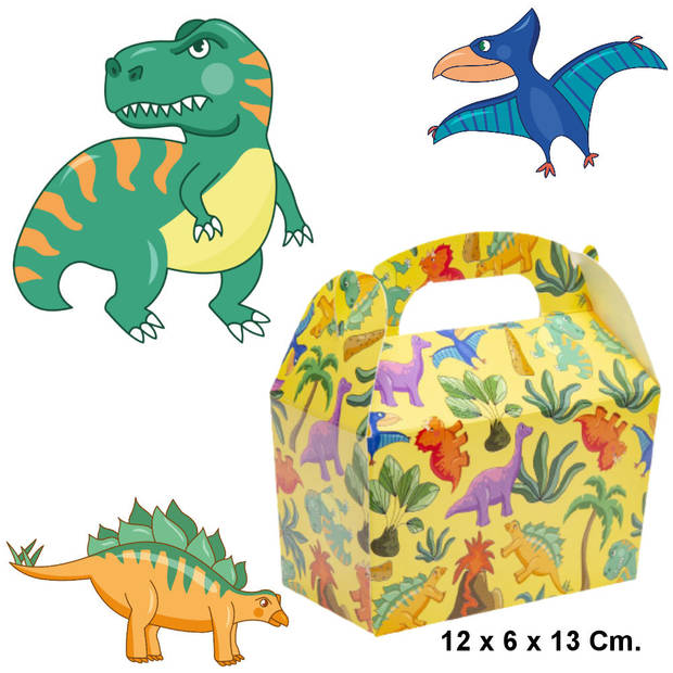 Decopatent® Uitdeelcadeaus 12 STUKS Dinosaurus Traktatie - Uitdeel