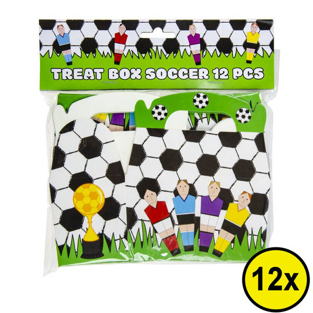 Decopatent® Uitdeelcadeaus 12 STUKS Voetballers Traktatie - Uitdeel