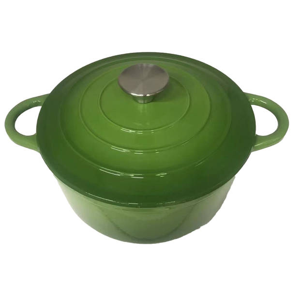 Relance Braadpan 24cm groen met deksel