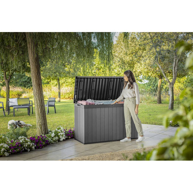 Keter Darwin Opbergbox - 670L - 142.5x65.5x89.52cm - Grijs