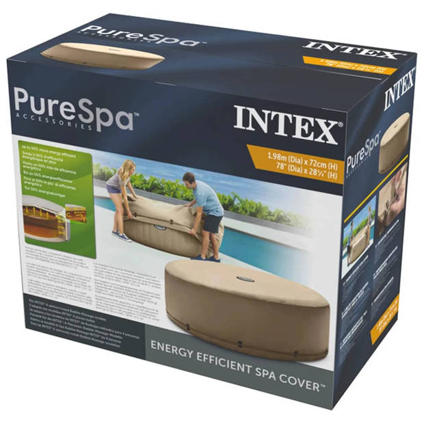 Intex Purespa Energiebesparende Afdekhoes Jacuzzi - Beige