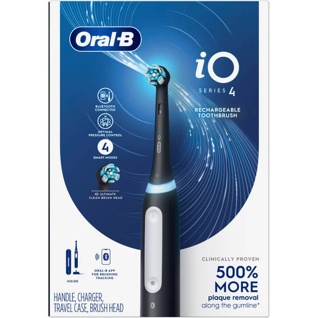 Braun Oral-B iO 4 Elektrische Tandenborstel Zwart
