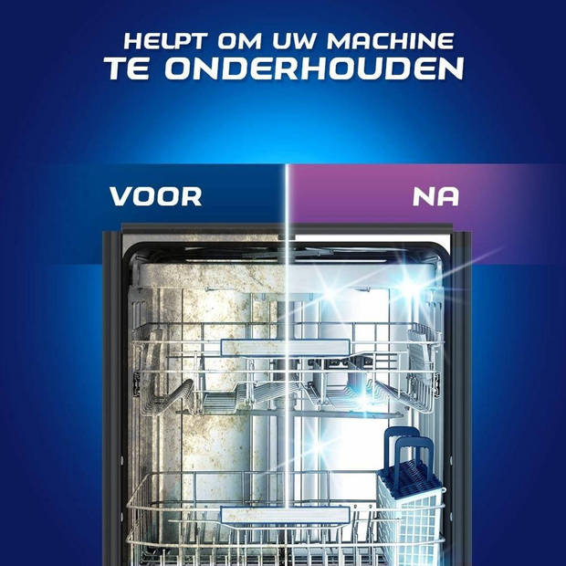 Finish Vaatwasmachinereiniger - Citroen - 250 ml - 4 stuks - Voordeelverpakking