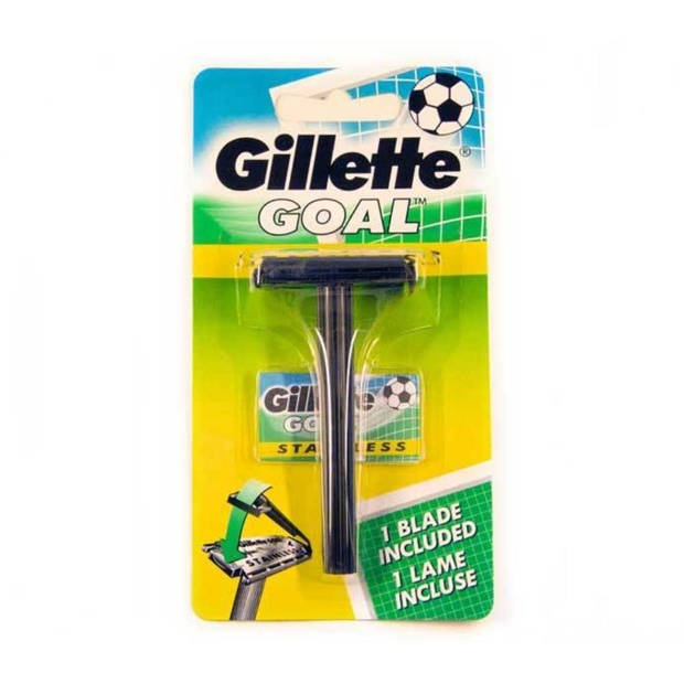 Gillette Goal Stainless Razor - met Mesjes - 2 stuks