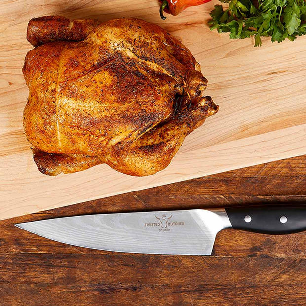 Mediashop Trusted Butcher Messen Set - hoogwaardige koksmessen set - ultra scherpe slagerskwaliteit messen