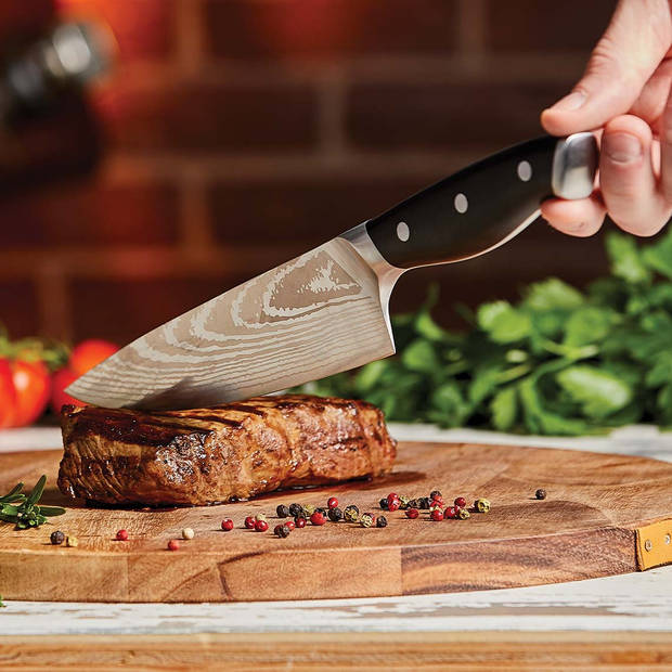 Mediashop Trusted Butcher Messen Set - hoogwaardige koksmessen set - ultra scherpe slagerskwaliteit messen