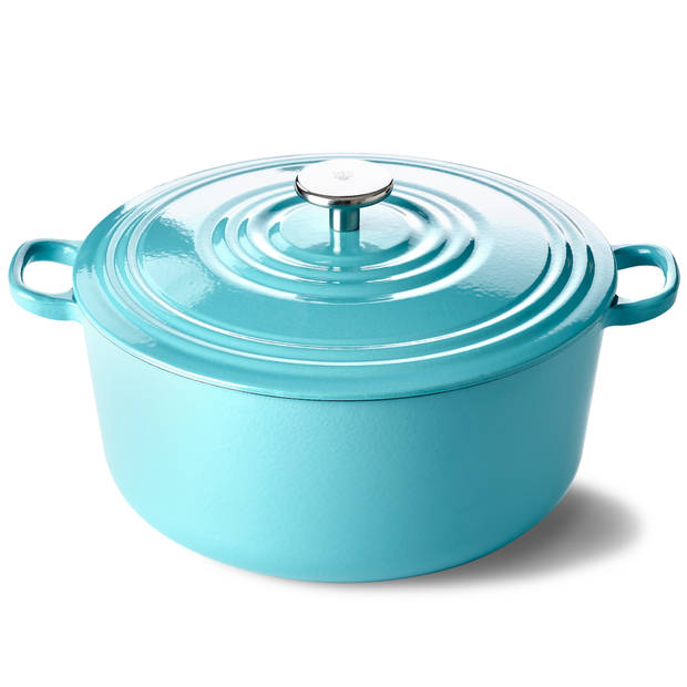 BK Bourgogne Braadpan 28 cm Aqua Blue