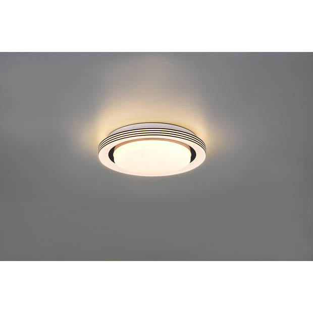 LED Plafondlamp - Plafondverlichting - Trion Atras - 10.5W - Aanpasbare Kleur - Afstandsbediening - Dimbaar - Sterlicht