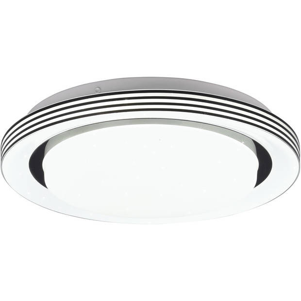 LED Plafondlamp - Plafondverlichting - Trion Atras - 10.5W - Aanpasbare Kleur - Afstandsbediening - Dimbaar - Sterlicht