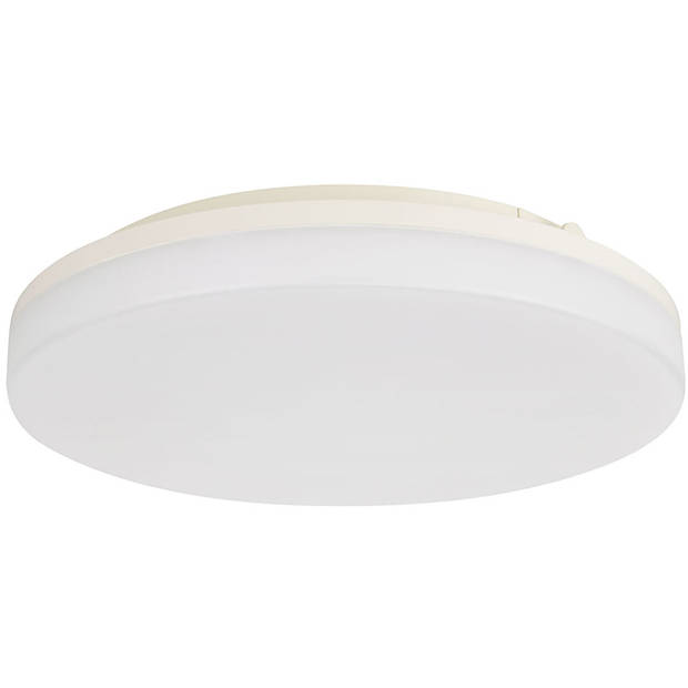 LED Plafondlamp - Plafondverlichting - Badkamerlamp - Andres - Opbouw Rond 15W - Waterdicht IP54 - Helder/Koud Wit 6400K