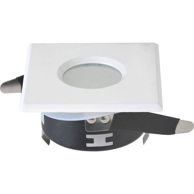 LED Spot Set - Aigi - GU10 Fitting - Waterdicht IP65 - Inbouw Vierkant - Mat Wit - 82mm - Philips - CorePro 830 36D - 5W