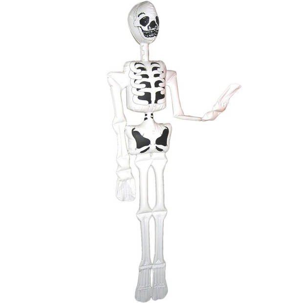 Opblaasbaar skelet/geraamte 2 stuks Halloween decoratie 180 cm - Opblaasfiguren