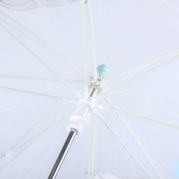 Disney Frozen 2 paraplu - blauw/transparant - voor kinderen - D71 cm - Paraplu's
