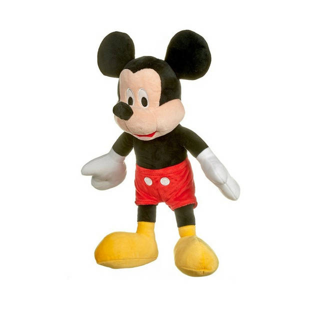 Pluche Disney knuffel Mickey Mouse in rode broek 30 cm - Knuffelberen