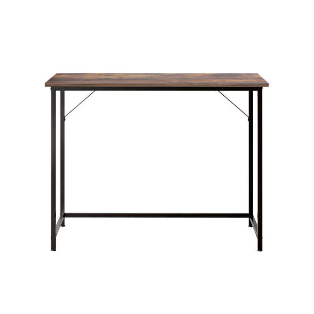 Bureau laptoptafel - 100 cm breed - vintage bruin