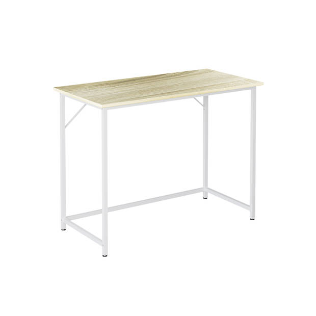 Bureau laptoptafel - wit lichtbruin