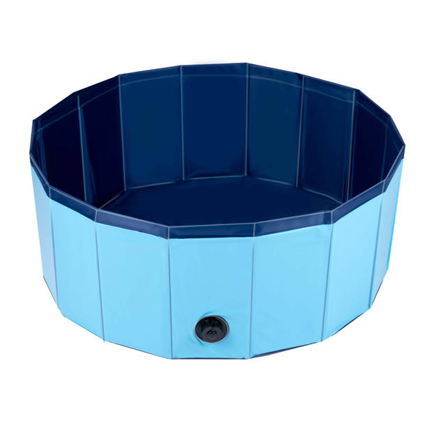 maxxpro Opvouwbaar Hondenzwembad - Antislip - Leegklep - ? 80 cm - Blauw