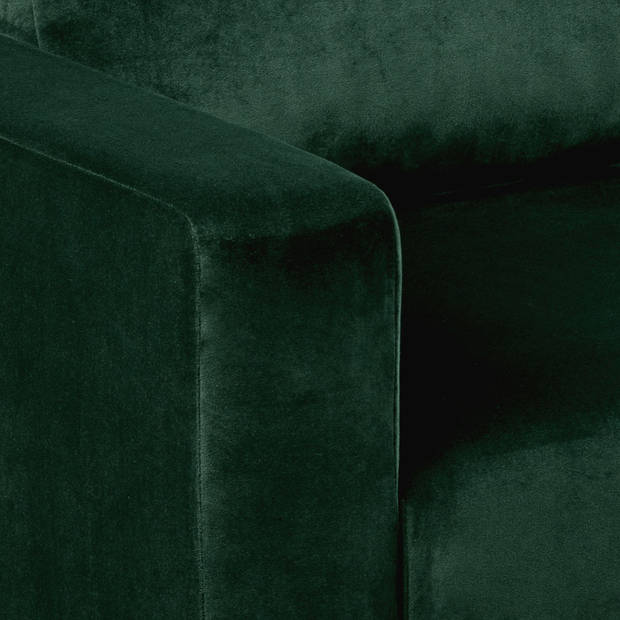Sacramento slaapbank chaise longue omkeerbaar, verborgen opslag en uitschuifbaar bed donkergroen.