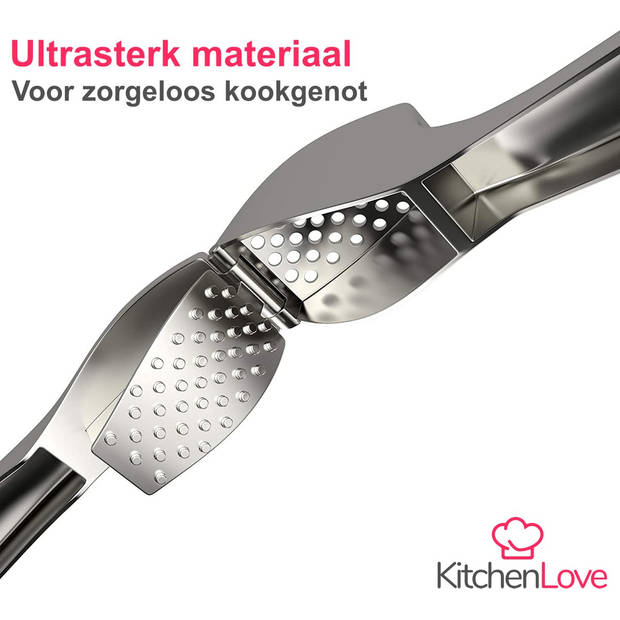 KitchenLove Knoflookpers - Lookpers - Gemberpers - Vaatwasser Bestendig