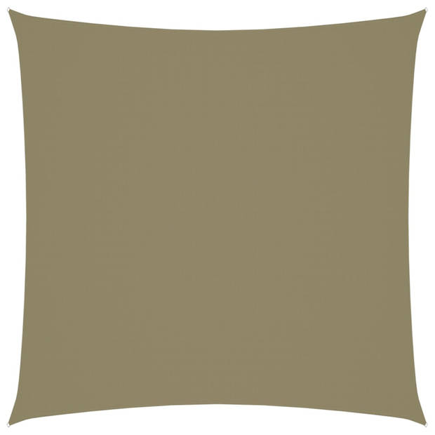 vidaXL Zonnescherm vierkant 4,5x4,5 m oxford stof beige