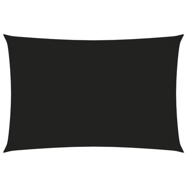 vidaXL Zonnescherm rechthoekig 2x4,5 m oxford stof zwart