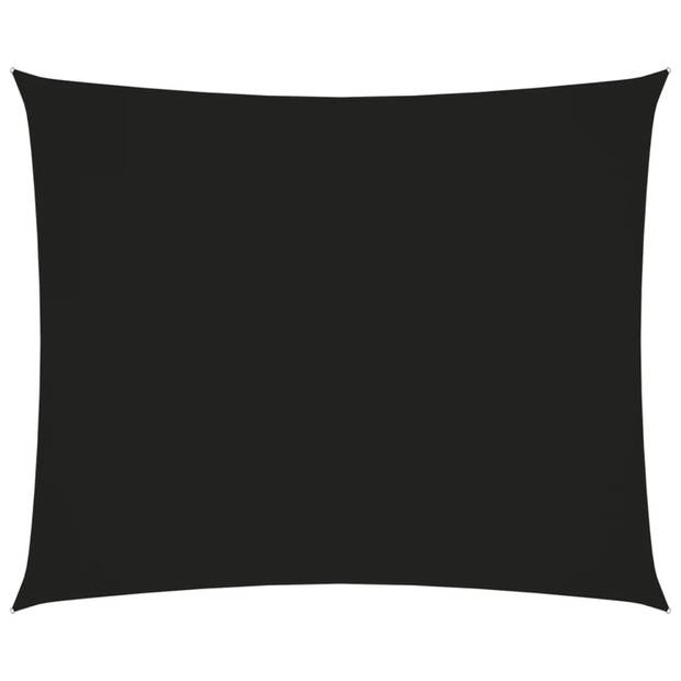 vidaXL Zonnescherm rechthoekig 3,5x4,5 m oxford stof zwart