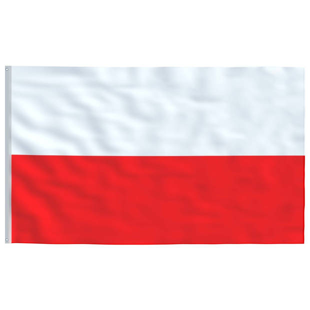 vidaXL Vlag Polen 90x150 cm