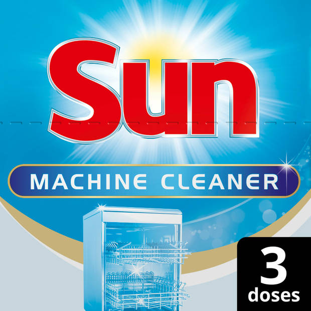 Sun - Boost - Machinereiniger voor vaatwasser - Versterkte Ontvettingskracht - 18 x 3 stuks - Voordeelverpakking