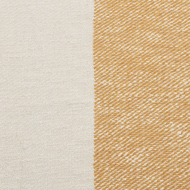 Beliani SALME - Plaid-Beige-Katoen, Acryl