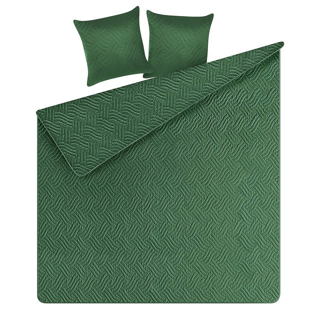 Beliani BABAK - Sprei-Groen-Polyester