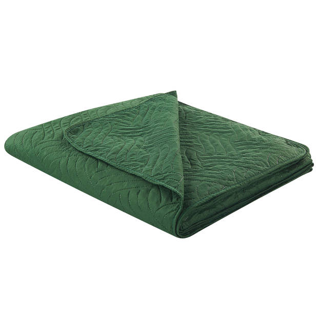 Beliani BABAK - Sprei-Groen-Polyester