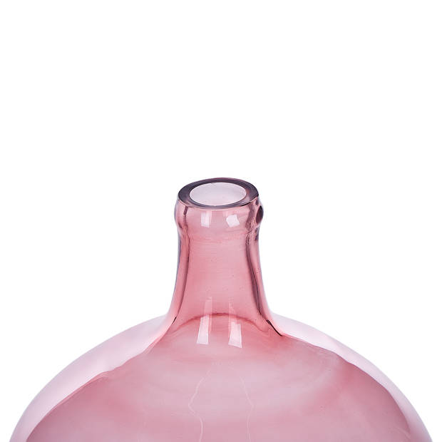 Beliani CHAPPATHI - Decovaas-Roze-Glas