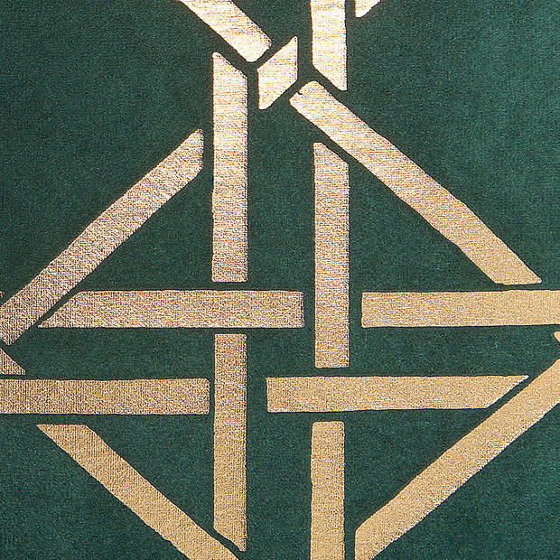Beliani CASSIA - Sierkussen-Groen-Polyester