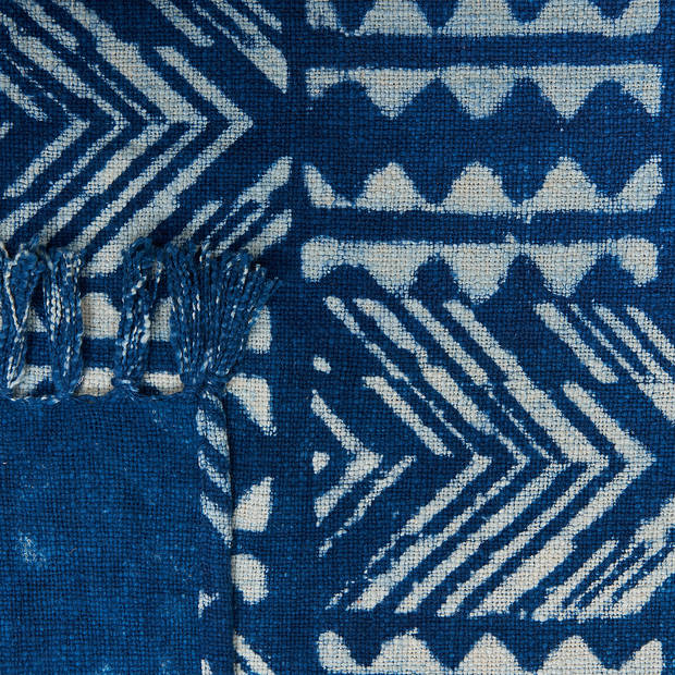 Beliani SHIVPURI - Plaid-Blauw-Katoen