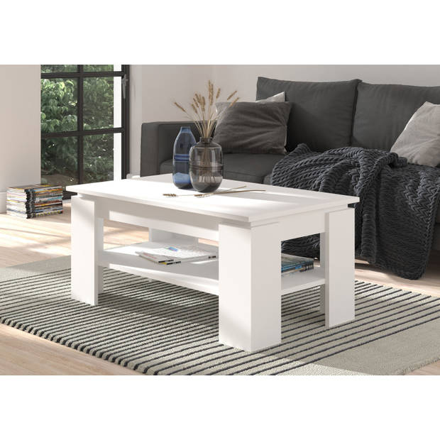 Titan salontafel wit.