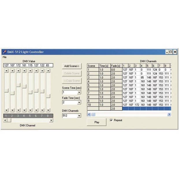 Educatieve soldeer- en programmeerkit, DMX-controller via USB