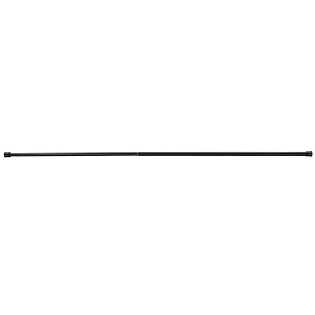 ACAZA Douche Gordijnstang XL, aanpasbaar van 140 tot 260 cm, zelfklemmend, zwart