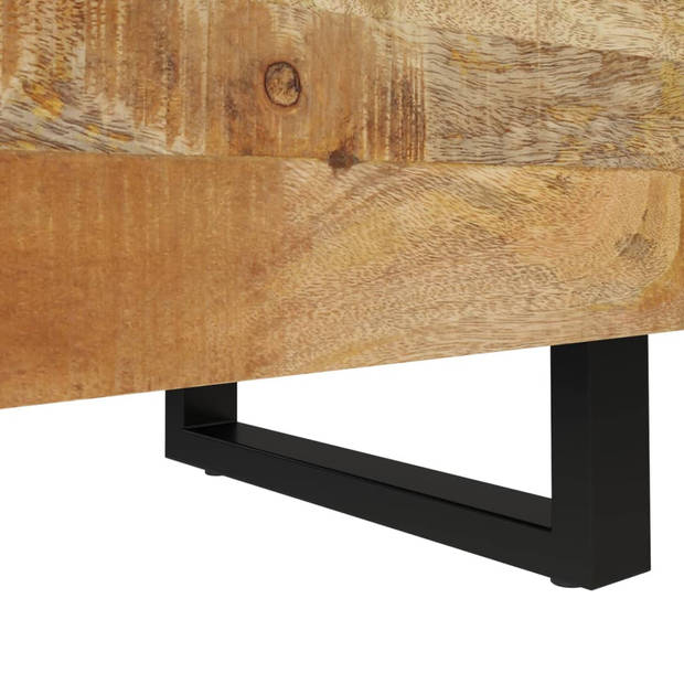 vidaXL Nachtkastjes 2 st 40x33x46 cm massief mangohout