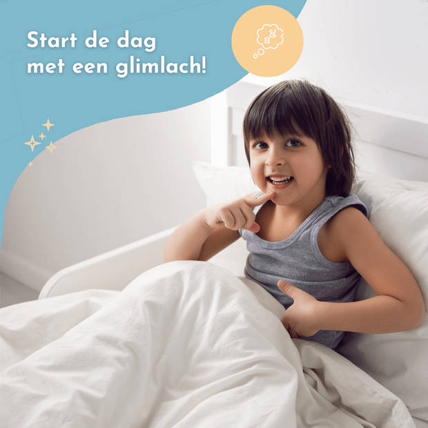 LILLA24 120x150 - Kinderdekbed enkel - peuterdekbed - all year - Anti allergie